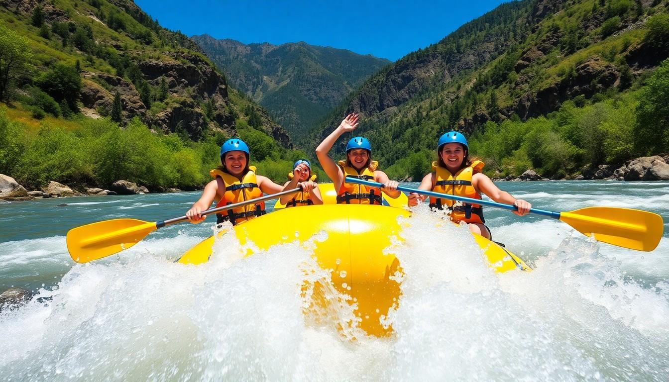 outdoor adventure rafting